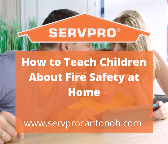 Mother and Father kissing child's head. - How to Teach Children About Fire Safety at Home - www.servprocantonoh.com